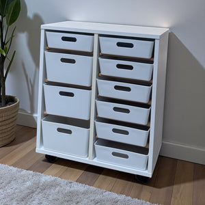 Double Lynton with White Studio Trays - White - Hobbymaker S4C