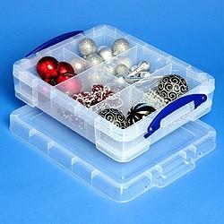 11L (litre) Really Useful Box - Clear - Storage 4 Crafts