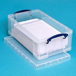 12L (litre) Really Useful Box - Clear
