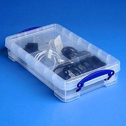 2.5L (litre) Really Useful Box - Clear - Storage 4 Crafts