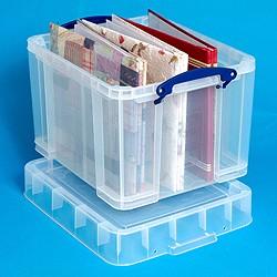 35 Litre XL Really Useful Box-Clear - Storage 4 Crafts