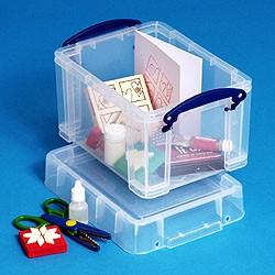 3L (litre) Really Useful Box - Clear - Storage 4 Crafts