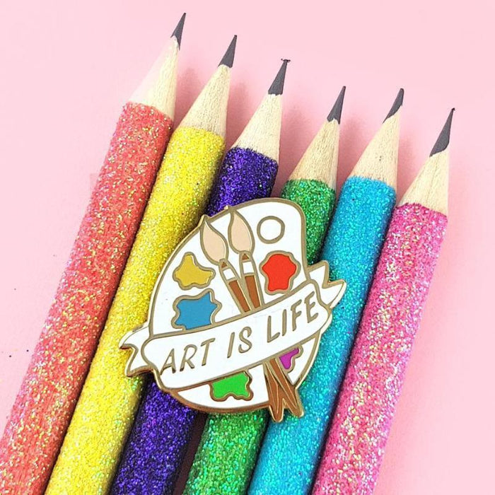 Art is Life Palette Pin