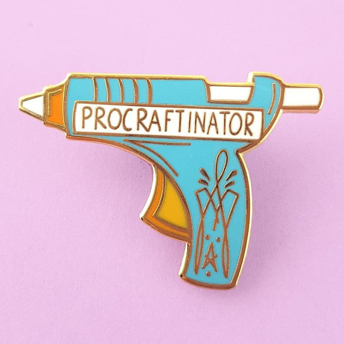 Procraftinator Glue Gun Pin